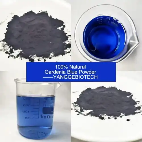 Is Gardenia Blue Pigment Safe for Food and Cosmetics?